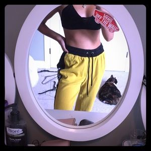 Yellow sweatpants